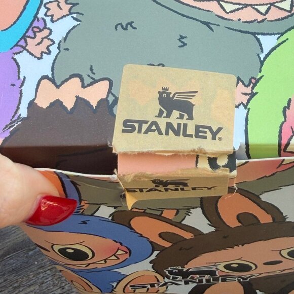 Stanley Labubu Pink 40oz Metal Tumbler with Box - Used READ - Picture 10 of 11